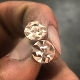 Granite Gold Stud Earrings