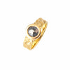 Gold Granite Engagement Ring