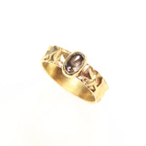Gold Granite Engagement Ring