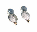 Damascus Lunar Earrings