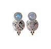 Damascus Lunar Earrings