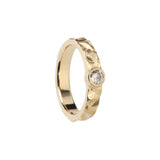 Gold Granite Engagement Ring