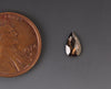 Cognac Pear Rosecut diamond - .44ct