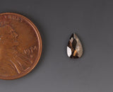 Cognac Pear Rosecut diamond - .44ct