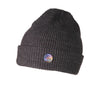 Grizzly Bear Waffle Beanie - Charcoal