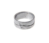Splitter Ring - Sandstone Damascus Steel